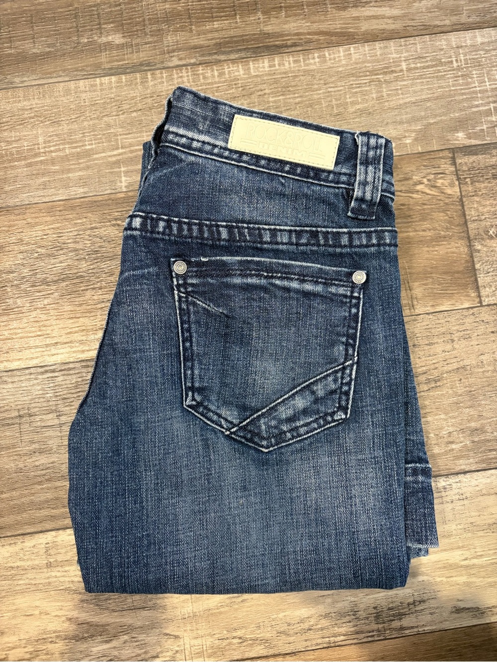 Rock & Roll Cowgirl Women's Medium Blue Flare Jeans